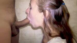 Blowjob No Hands Porn - Brunette gives blowjob with cum swallowing. No hands - just a mouth! watch  online or download