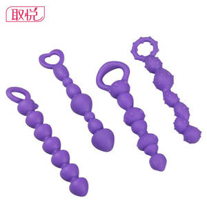beginner anal beads - Anal Beads Plug For Beginner Flexible 4 Different Shapes Anal Stimulator  Butt Plug Sex Products For