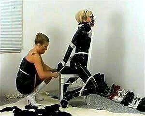 latex fetish bondage - Watch Latex chair bondage - Latex, Fetish, Bondage Porn - SpankBang