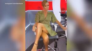 Amanda Holden Had Porn - Watch: Amanda Holden has a Basic Instinct moment | Metro Video