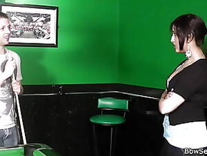 bbw pool table - BBW fucked on pool table