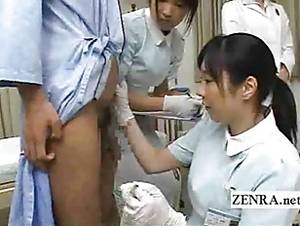 Doctor Penis Porn - Bizarre Japan doctor handjob penis measuring research