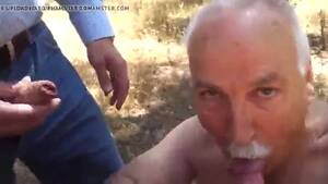 Mexican Grandpa Porn - Horny Mexican grandpa sucking 2 married cocks in the park - ThisVid.com