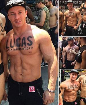 New York City Gay Porn Stars - Lucas Ent. Debuts Hot New Muscular Model at Folsom East