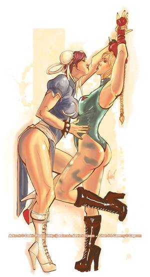 Chun Li Lesbian Hentai - Chun Li & Cammy White by CÃ©dric Poulat
