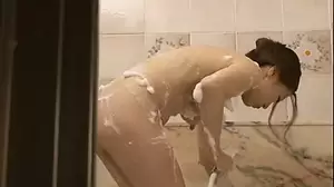 asian big nipples showering - Asian milf with perfect nipples in the shower | xHamster