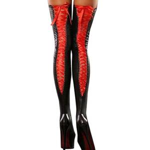 latex sex stockings - HOT Lingerie Underwear Sexy Night Club Latex Leather Stockings Sexy Women  Erotic Costume Roleplay Porno Sex Bondage-WY092-R,One Size : Amazon.co.uk:  Health & Personal Care