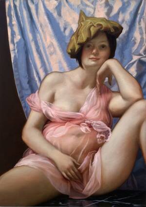 John Currin Porn Paintings - John Currin's Silly Porn-Inspired Portraits Somehow Work