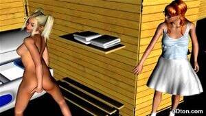 Barbie Cartoon Lesbian - Watch Blonde Barbie girl in lesbian 3d porn scene - 3D, Teen, Cartoon Porn  - SpankBang