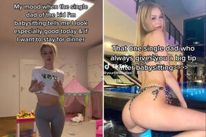 Hottest Bikini Porn Videos Babysitter - I'm a hot babysitter â€” I love taking care of dads when kids go to bed