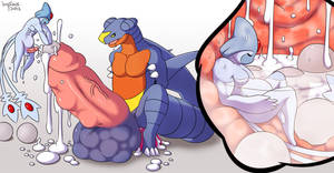 cock vore sex - absorption_vore anal ass azelf balls cock_vore cum dildo dragon furry_only  garchomp gay hyper hyper_balls hyper_penis impious