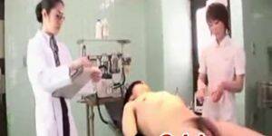 japanese nurse examining patient - Japanese Doctor and Nurse Examine Patients Potency - Tnaflix.com