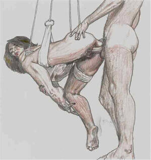 erotic drawings hardcore - Hardcore Rough Sex Drawings | BDSM Fetish