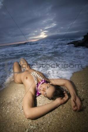 laying naked on beach gallery - Image 283146: Nude woman lying on beach. from Crestock Stock Photos