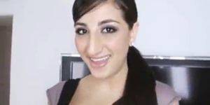 busty swallow cum - Busty Persian Teen Sucks Cock And Swallows Huge Cum Shot