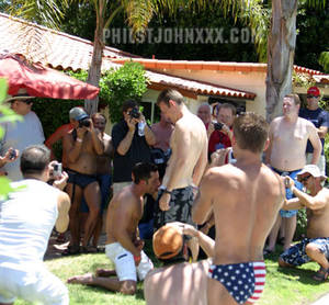 black pool party - GAY PORNSTAR POOL PARTY BEHIND-THE-SCENES