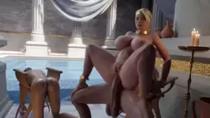 animated tranny mistress - 3D Shemale MILF fucks two Slaves: Animated Dominant Mistress | xHamster