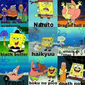 Bever Giffany Gravity Falls Porn - Anime represented in spongebob