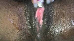 black clit play - Free Pink and Black Pussy Clit Play Porn Video - Ebony 8