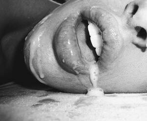 ebony cum in mouth close up - Cum on Tongue - 54 photos