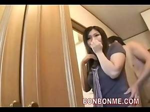 Horny Japanese Wife Cheating - Horny huge tits milf cheating fucked when husband in shower 01 with english  subs