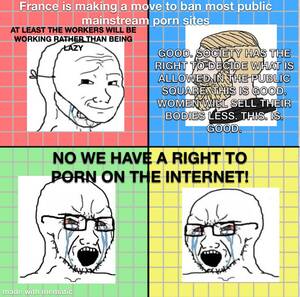 French Porn Meme - PCompass on France starting to ban major porn sites: :  r/PoliticalCompassMemes