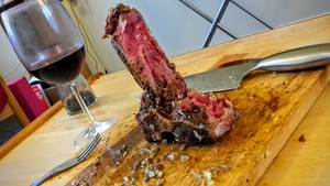 No Food Porn - 20160505_171628 - 750g T-bone - Chopping Board Dining Food Porn Home  Cooking - Healthy Eating Ketogenic Diet Meals - Not For Weight Loss Perfect  Steak ...