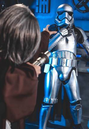 lily labeau - Captain Phasma Costume, worn by LILY LABEAU in Star Wars THE LAST  TEMPTATION XXX | eBay