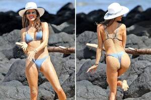 Alessandra Ambrosio Porn Doggystyle - Victoria's Secret Angel Alessandra Ambrosio shows her sand-covered bottom  on holiday in Hawaii | The Irish Sun