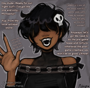 Anime Sex Porn Captions - ðŸ”žGame Night Goth Girl Implied Sexual Torture I[...] | Captions Hentai |  Truyen-Hentai.com