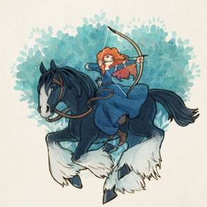 Disney Brave Angus Porn - Merida - brave Fan Art