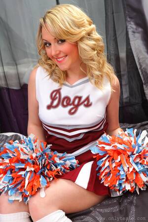 Cheerleader Strip Porn - Only Tease Hannah cheerleader strip @ GirlzNation.com