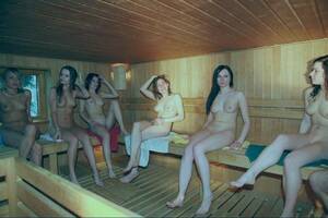 naked girls in the sauna - Group of sporty girls at sauna â€” Russian Sexy Girls