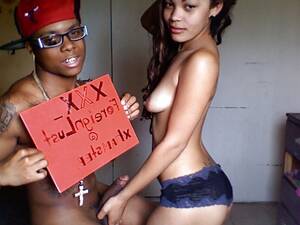 naked black couples videos - Real black couple, stolen from popular social networks posing nude front  the mirror, big picture #3.