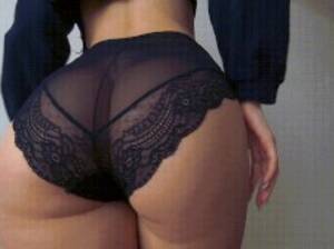 big booty black panties - Big Ass Black Panties Lingerie Pull Porn Gif | Pornhub.com