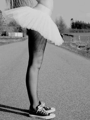 Girls Wearing Converse Porn - the classic combo of a tutu and converse trainers