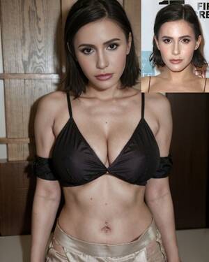 Blouse Cleavage Porn - Erin Sanders cleavage low neck blouse navel AI porn â€“ MrDeepFakes