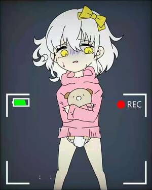 Cartoon Diaper Porn Poop - Anime girl has diarrhea in diaper - ThisVid.com
