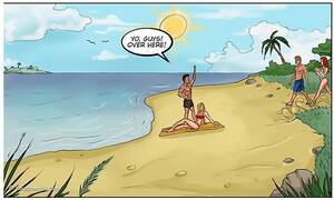 Beach Cartoon Porn - Hot sluts with milky tits starving for hard fuck in beach cartoon porn