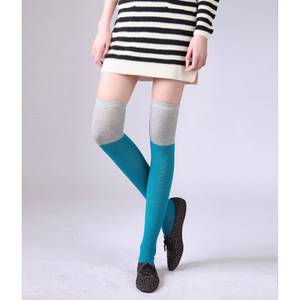 Dutch 80s Leg Warmers - Gray Cuffs Two Tone Over The Knee Socks Free Shipping