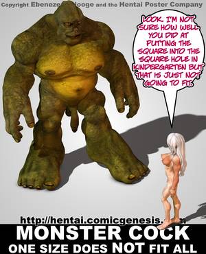 cartoon monster penis - Comic
