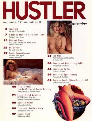 1990s Hustler Porn - Hustler â€“ September 1990 â€“ HustlerMagazine