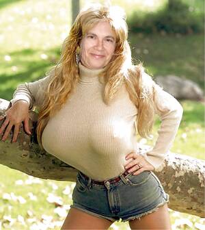 fat mature tits in sweater - BIG TITS IN SWEATER - 73 porn photos