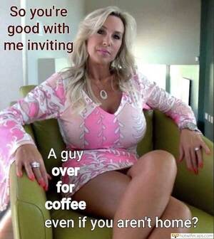 Cougar Friend Porn Captions - Sexy Memes Hotwife Caption â„–546: blonde cougar exposing hot body in sexy  dress