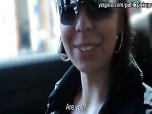 janica gets - Nasty girlfriend Janica flashes her perky tits and banged