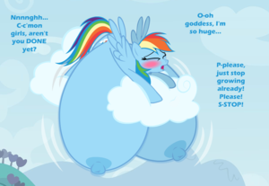 Big Titty Rainbow Dash - Rainbow dash breast expansion - comisc.theothertentacle.com