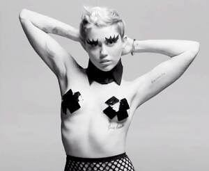 Miley Cyrus Porn Festival - Miley Cyrus bondage Video for the NYC Porn Film Festival - She stretches  the definition of Kink, making it pop