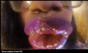 ebony pov lips - Anyone know the name of this Ebony woman wearing glasses with big lips?  #1065825 â€º NameThatPorn.com