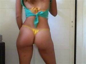 Amateur Strip Dance - Watch Yellow bikini strip - Dance, Striptease, Amateur Porn - SpankBang