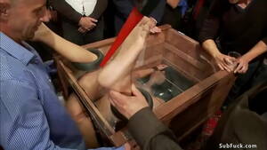 Box Bondage Porn - Bound in box sub fucked in public - XVIDEOS.COM